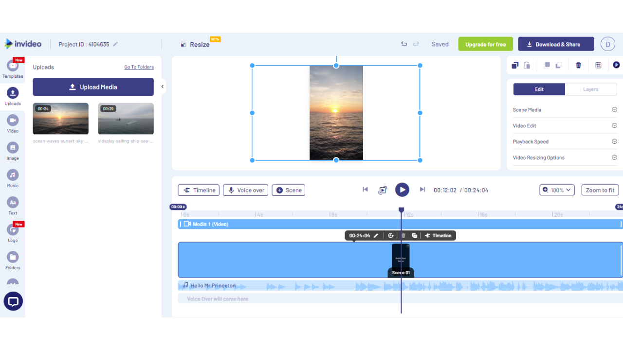 how to crop a video